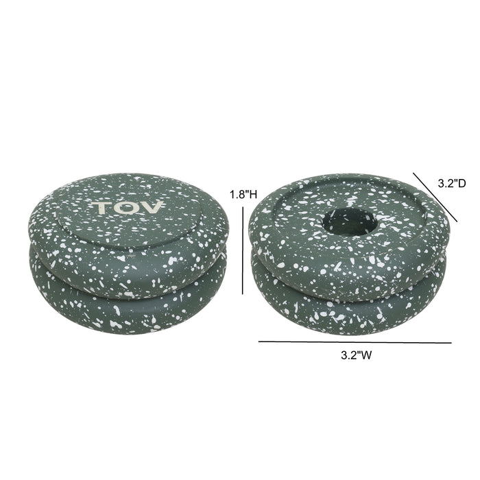 Gabby Stacking Candle Holder - Set of 2 - Dream Home Furniture & Mattress (Waite Park, MN)