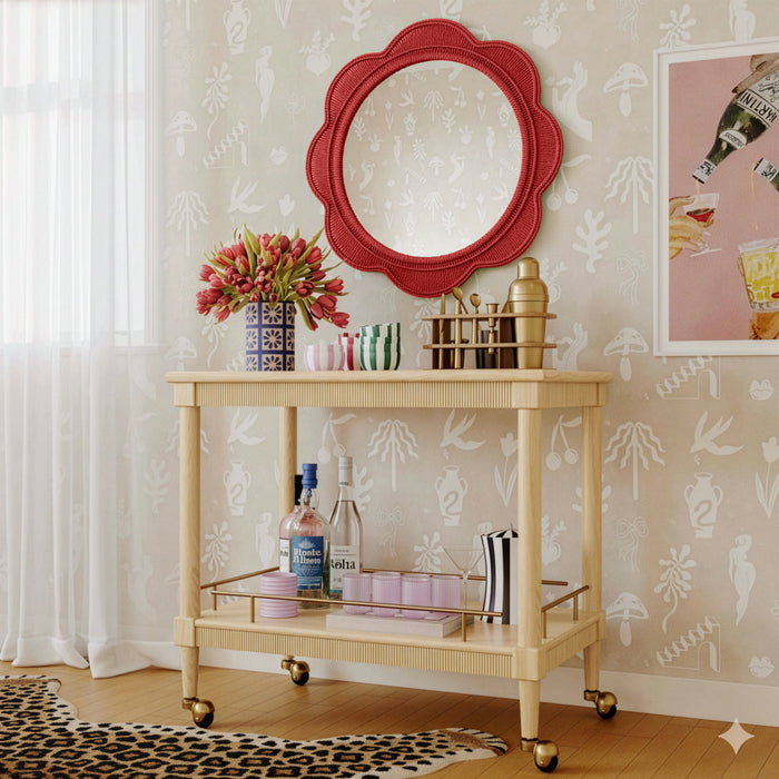 Zeva 26.6" Round Wall Mirror - Dream Home Furniture & Mattress (Waite Park, MN)