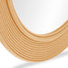 Tanya 43.5" Rattan Round Wall Mirror - Dream Home Furniture & Mattress (Waite Park, MN)