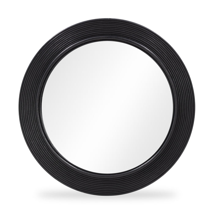 Tanya 43.5" Rattan Round Wall Mirror - Dream Home Furniture & Mattress (Waite Park, MN)