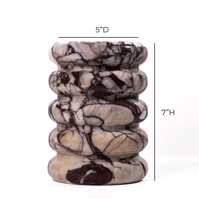Marble Layered Decorative Vase