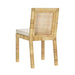Amara Cream Contract-Grade Linen Dining Chair - Dream Home Furniture & Mattress (Waite Park, MN)