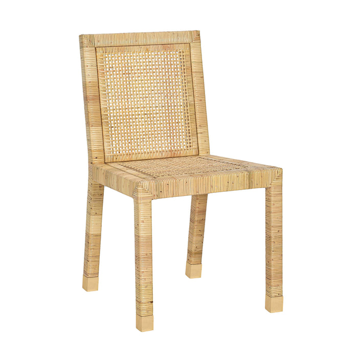 Amara Cream Contract-Grade Linen Dining Chair - Dream Home Furniture & Mattress (Waite Park, MN)