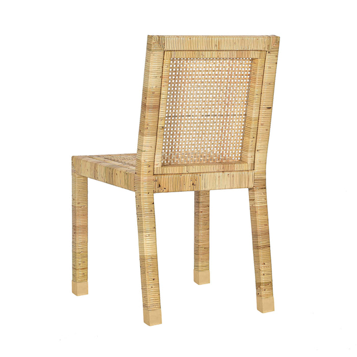 Amara Cream Contract-Grade Linen Dining Chair - Dream Home Furniture & Mattress (Waite Park, MN)