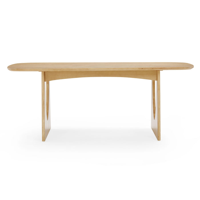 Cybill Natural Ash Rectangular Dining Table (79"-94")