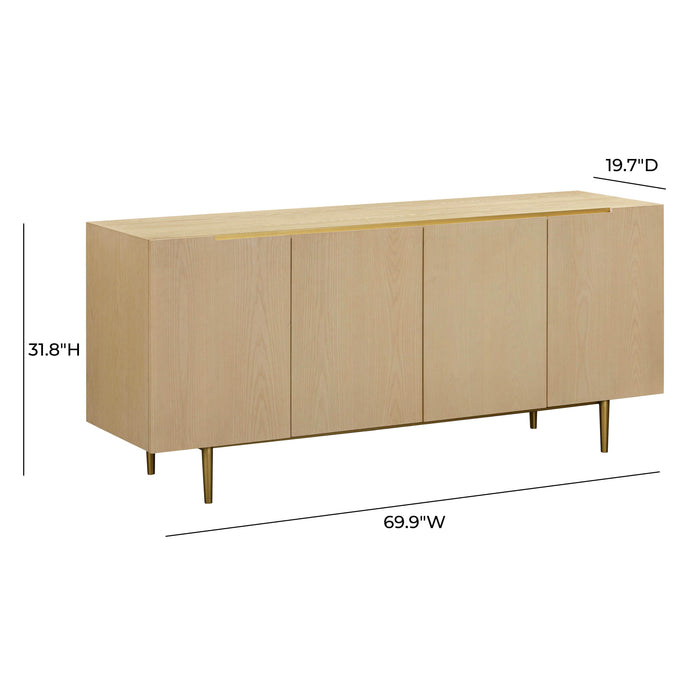 Echo 70" Washed Natural Ash Sideboard - Dream Home Furniture & Mattress (Waite Park, MN)
