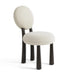 Sulley Cream Performance Chenille Dining Chair - Dream Home Furniture & Mattress (Waite Park, MN)
