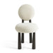 Sulley Cream Performance Chenille Dining Chair - Dream Home Furniture & Mattress (Waite Park, MN)
