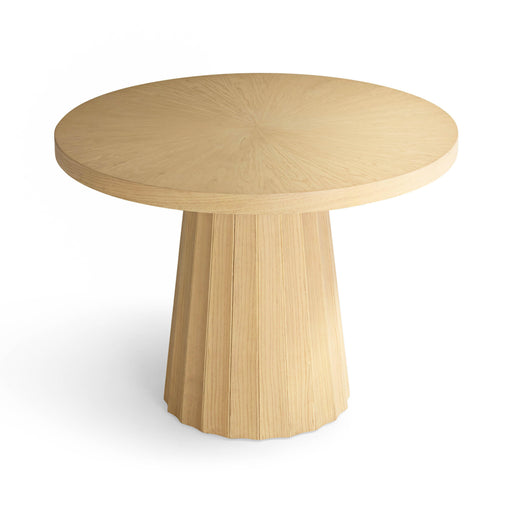Meri Natural Round Dining Table (41"-56") - Dream Home Furniture & Mattress (Waite Park, MN)
