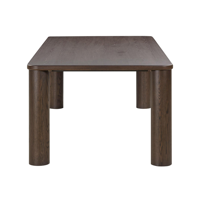 Akola 106" Oak Rectangular Dining Table - Dream Home Furniture & Mattress (Waite Park, MN)