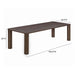 Akola 106" Oak Rectangular Dining Table - Dream Home Furniture & Mattress (Waite Park, MN)