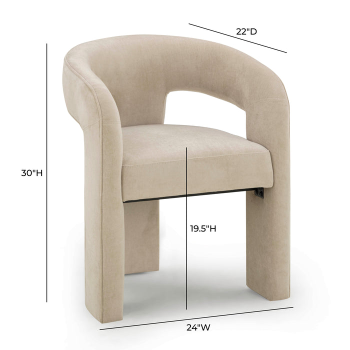 Malone Performance Chenille Dining Chair - Dream Home Furniture & Mattress (Waite Park, MN)