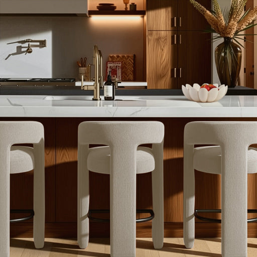 Malone Performance Chenille Stool - Dream Home Furniture & Mattress (Waite Park, MN)