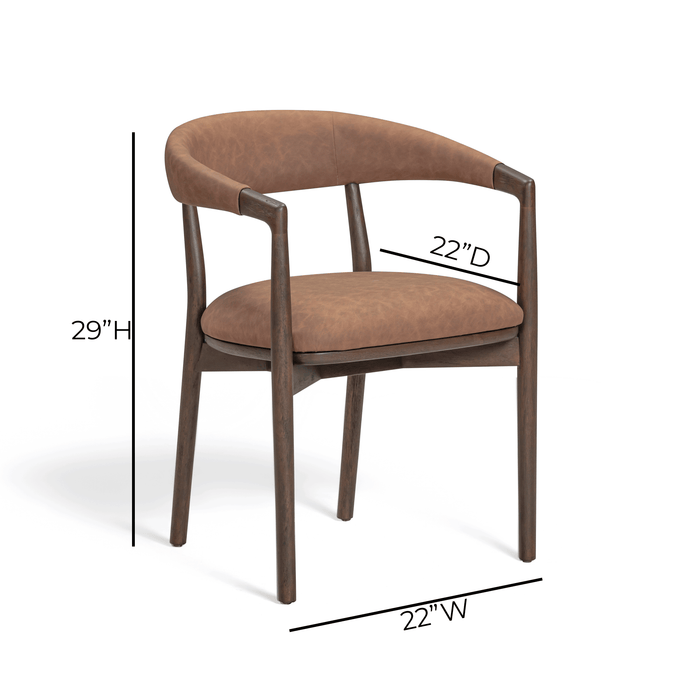Vina Performance Vegan Leather Dining Chair