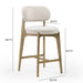 Carnation Performance Fabric Counter Stool - Dream Home Furniture & Mattress (Waite Park, MN)