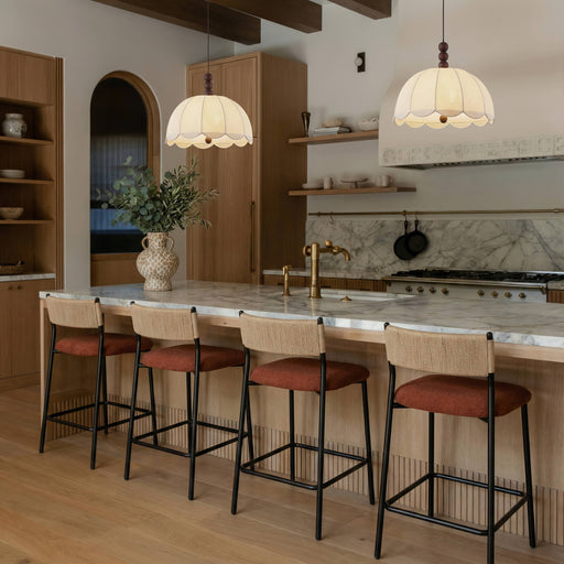 Celine Performance Boucle Stool - Dream Home Furniture & Mattress (Waite Park, MN)