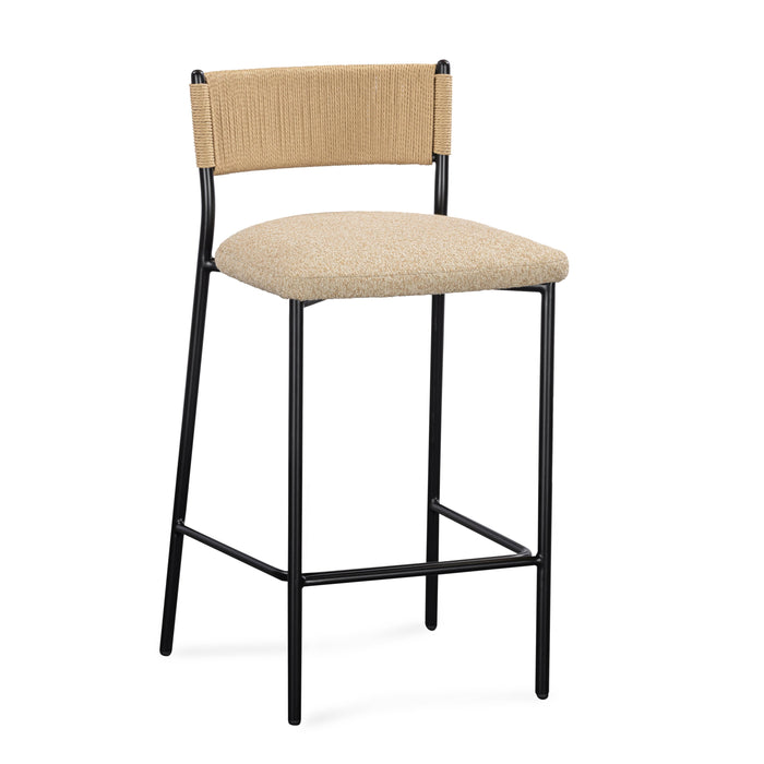 Celine Performance Boucle Stool - Dream Home Furniture & Mattress (Waite Park, MN)