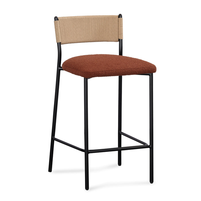 Celine Performance Boucle Stool - Dream Home Furniture & Mattress (Waite Park, MN)