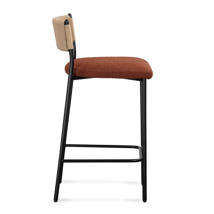 Celine Performance Boucle Stool - Dream Home Furniture & Mattress (Waite Park, MN)