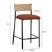 Celine Performance Boucle Stool - Dream Home Furniture & Mattress (Waite Park, MN)