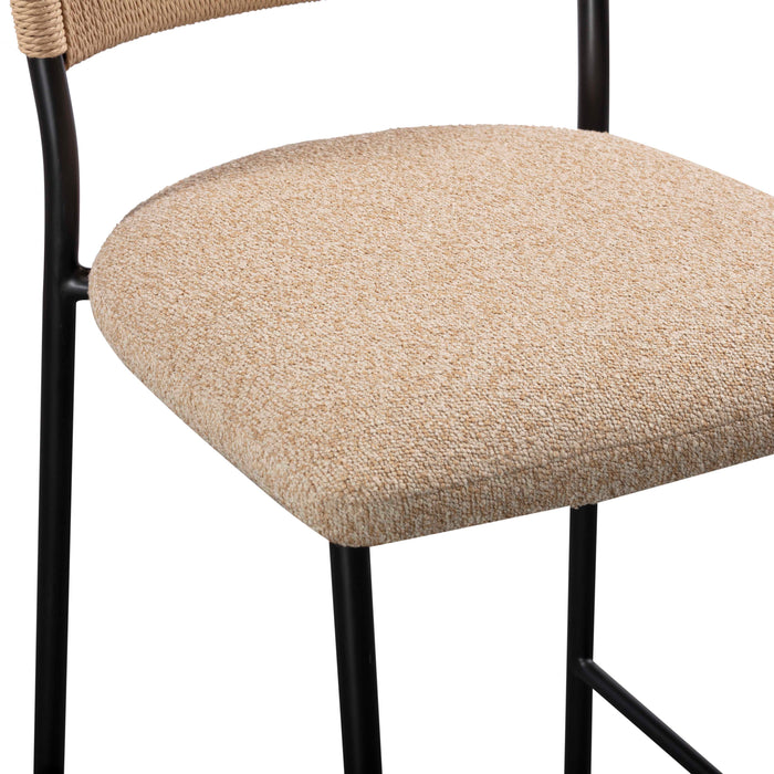 Celine Performance Boucle Stool - Dream Home Furniture & Mattress (Waite Park, MN)