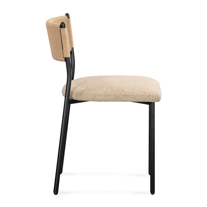 Celine Performance Boucle Dining Chair - Set of 2 - Dream Home Furniture & Mattress (Waite Park, MN)