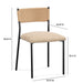 Celine Performance Boucle Dining Chair - Set of 2 - Dream Home Furniture & Mattress (Waite Park, MN)