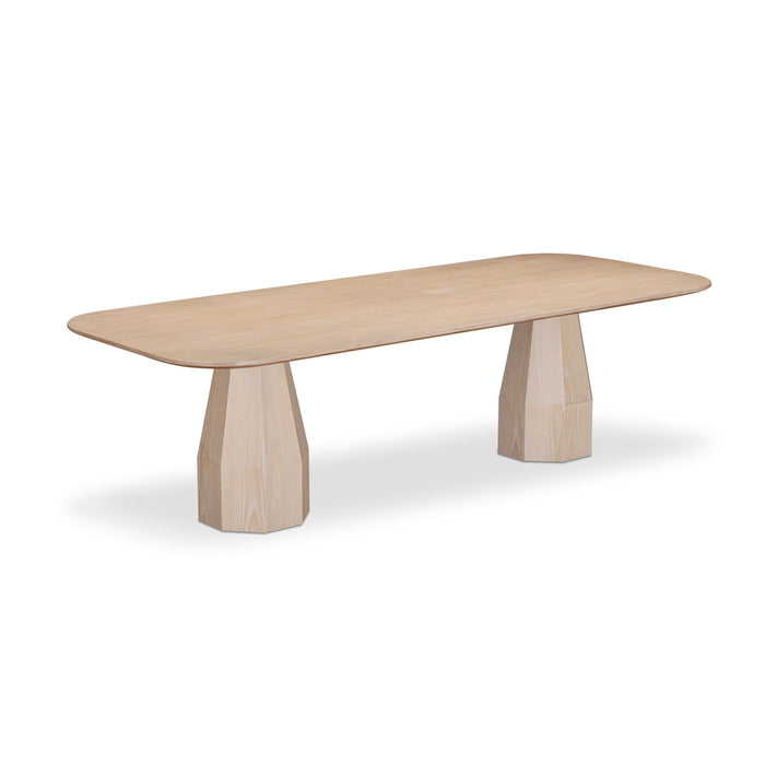 Brocha 106" Ash Wood Rectangular Dining Table - Dream Home Furniture & Mattress (Waite Park, MN)