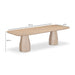 Brocha 106" Ash Wood Rectangular Dining Table - Dream Home Furniture & Mattress (Waite Park, MN)