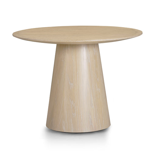 Sahara Round Oak Dining Table (41"-60") - Dream Home Furniture & Mattress (Waite Park, MN)