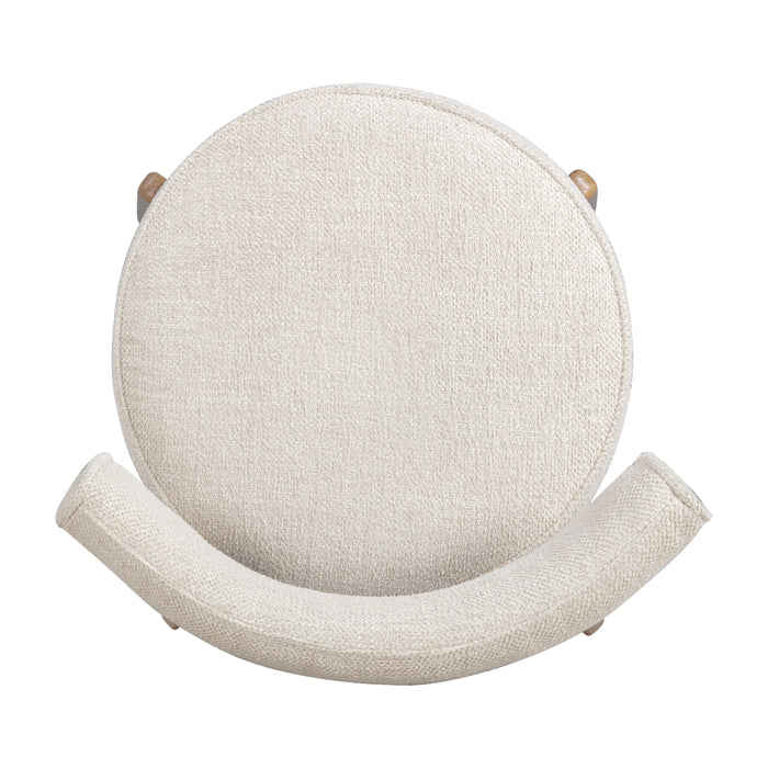 Nikita Cream Performance Fabric Dining Chair
