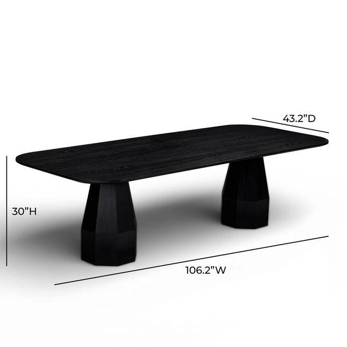 Brocha 106" Ash Wood Rectangular Dining Table - Dream Home Furniture & Mattress (Waite Park, MN)