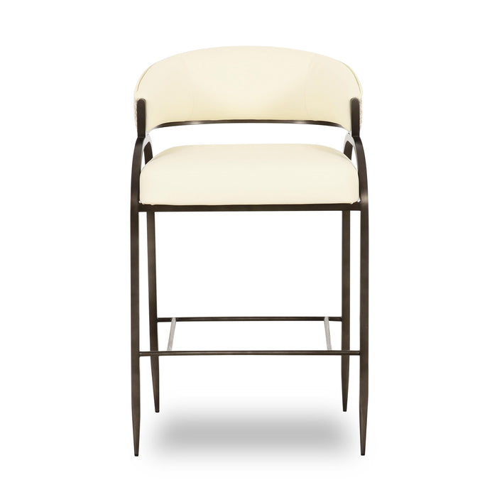 Tatum 2-Tone Performance Vegan Leather Counter Stool