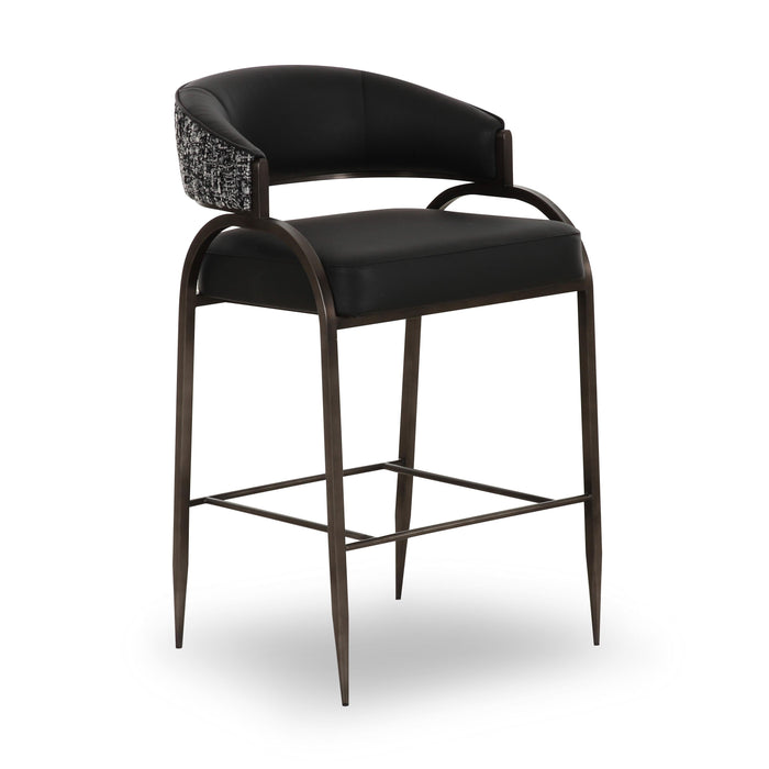 Tatum 2-Tone Performance Vegan Leather Counter Stool