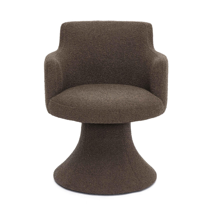 Jeffree Performance Boucle Swivel Dining Chair - Dream Home Furniture & Mattress (Waite Park, MN)