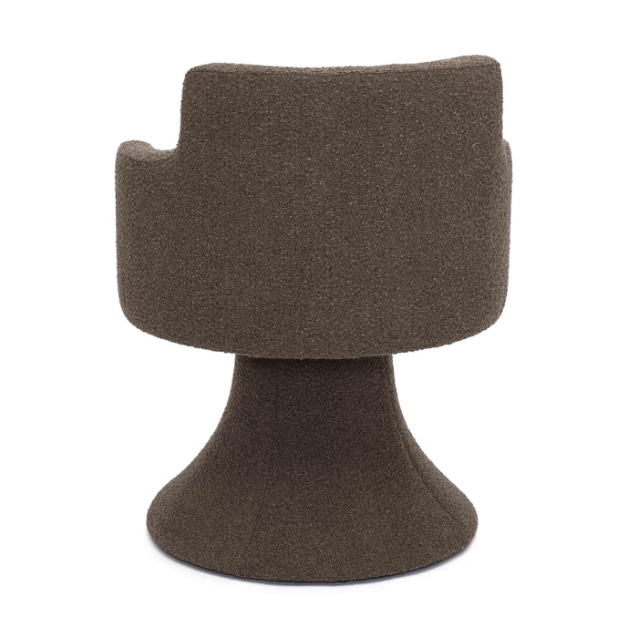 Jeffree Performance Boucle Swivel Dining Chair - Dream Home Furniture & Mattress (Waite Park, MN)