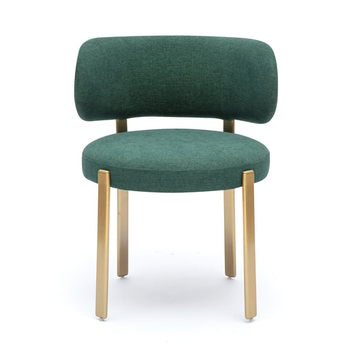 Margaret Green Performance Chenille Dining Chair - Dream Home Furniture & Mattress (Waite Park, MN)