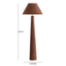 Graham Velvet Floor Lamp - Dream Home Furniture & Mattress (Waite Park, MN)