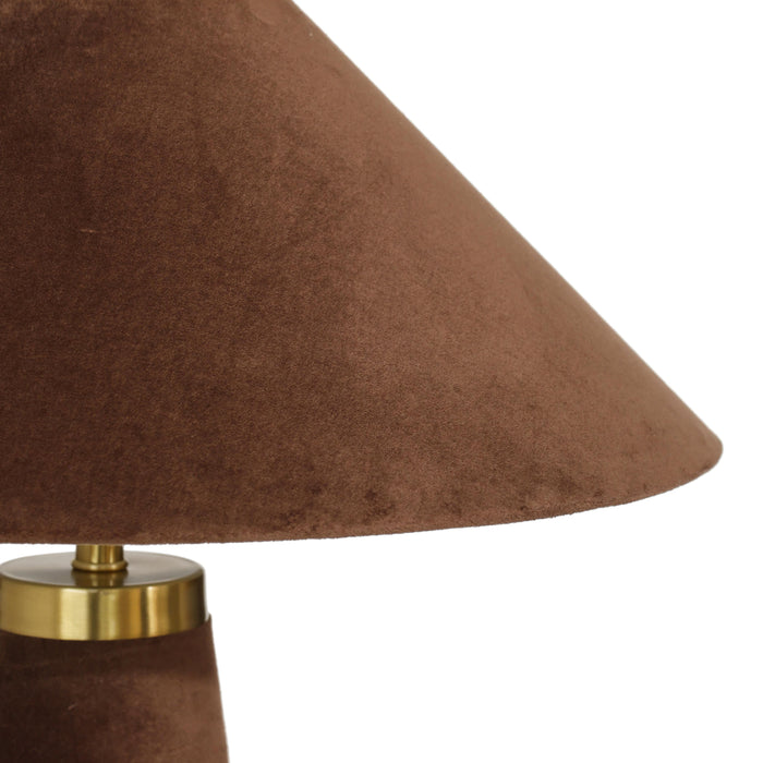 Graham Velvet Table Lamp - Dream Home Furniture & Mattress (Waite Park, MN)