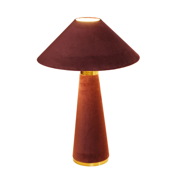 Graham Velvet Table Lamp - Dream Home Furniture & Mattress (Waite Park, MN)