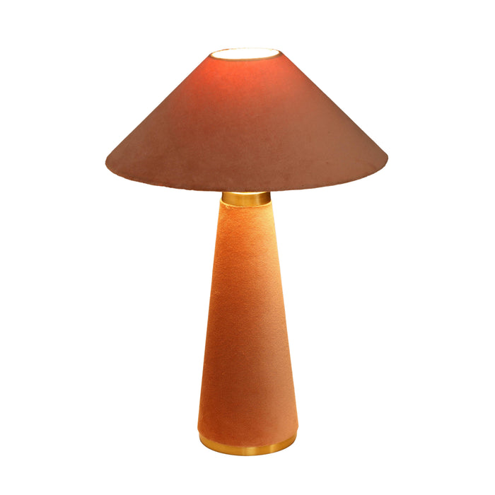 Graham Velvet Table Lamp - Dream Home Furniture & Mattress (Waite Park, MN)
