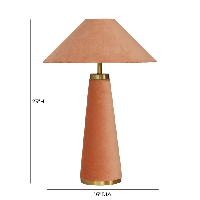 Graham Velvet Table Lamp - Dream Home Furniture & Mattress (Waite Park, MN)