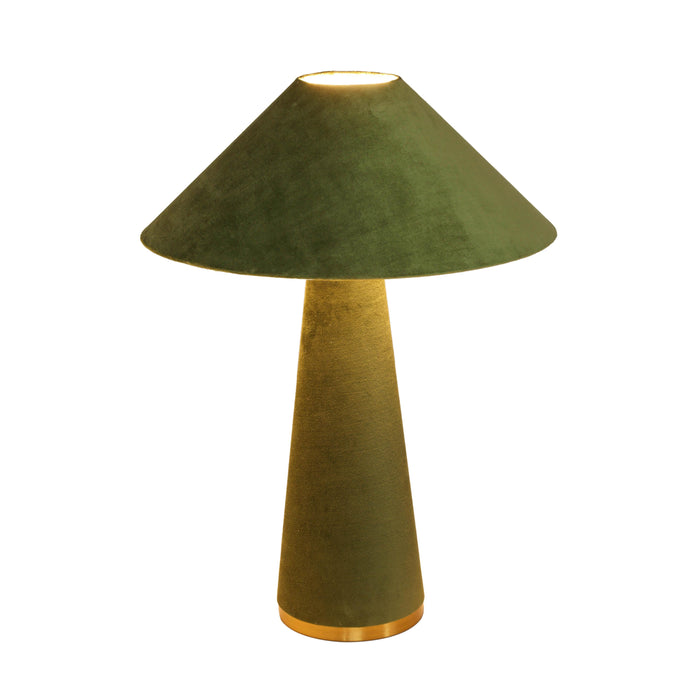 Graham Velvet Table Lamp - Dream Home Furniture & Mattress (Waite Park, MN)