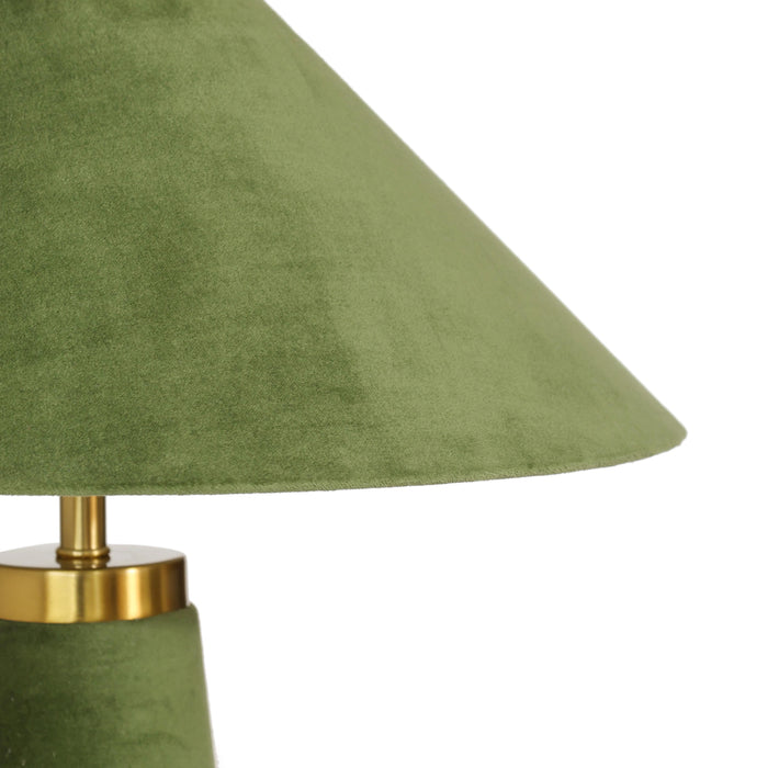 Graham Velvet Table Lamp - Dream Home Furniture & Mattress (Waite Park, MN)
