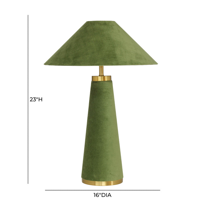 Graham Velvet Table Lamp - Dream Home Furniture & Mattress (Waite Park, MN)