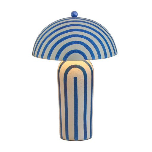 Maiori Striped Papier Mache Table Lamp - Dream Home Furniture & Mattress (Waite Park, MN)