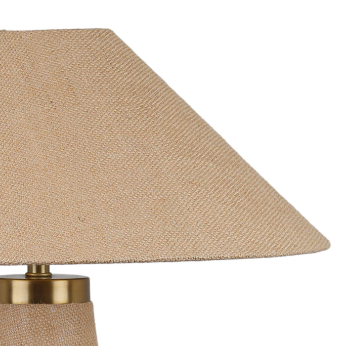 Graham Natural Jute Table Lamp - Dream Home Furniture & Mattress (Waite Park, MN)