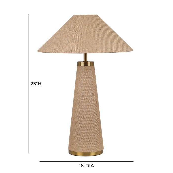 Graham Natural Jute Table Lamp - Dream Home Furniture & Mattress (Waite Park, MN)