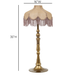Buchanan Jute Fringed Scalloped Table Lamp - Dream Home Furniture & Mattress (Waite Park, MN)