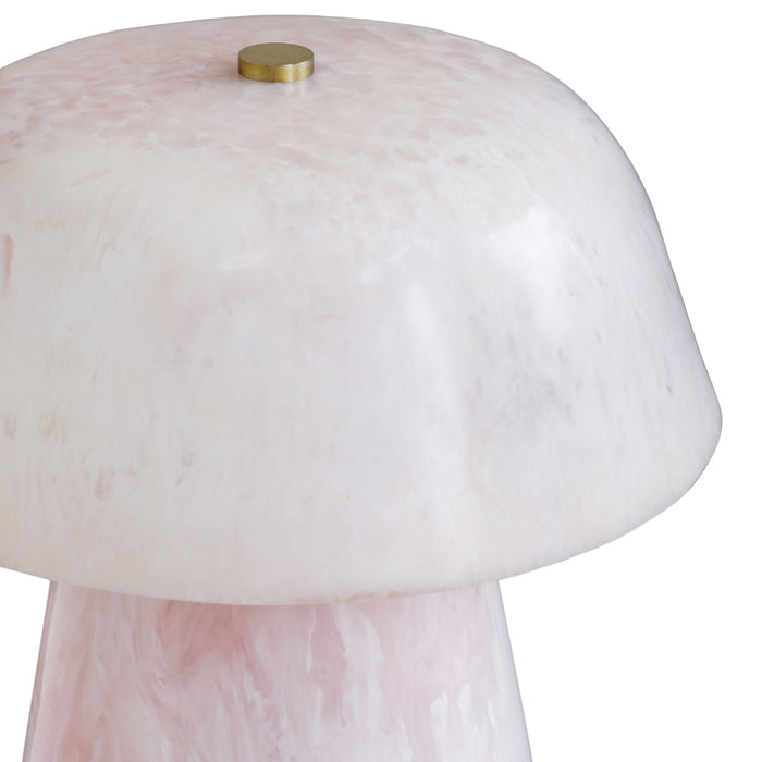 Pouty Pink Resin Table Lamp